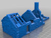 Download the .stl file and 3D Print your own Ruined Cottage HO scale model for your model train set.